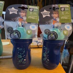 Tommee Tippee Blue Insulated Straw Cup for Toddlers